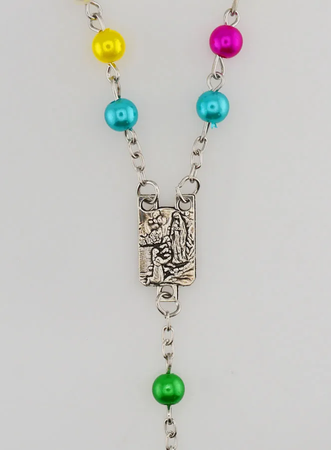 Rozenkrans Collier Trendy Multicolor Kralen (pic 4)
