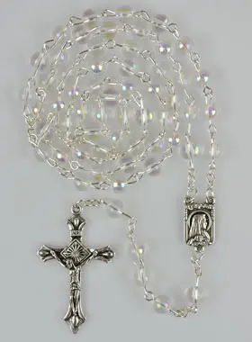 Rozenkrans Lourdes Kristallen Kralen (pic 1)