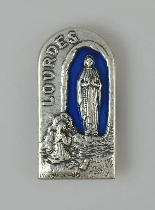Magneet Verschijningen Onze Lieve Vrouw van Lourdes - 3.5 cm (pic 2)