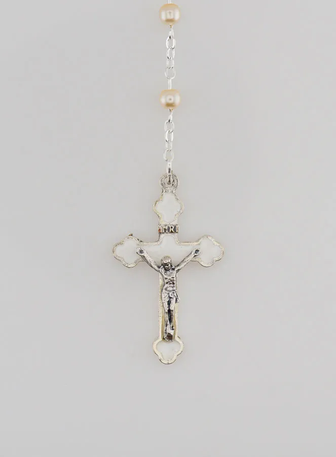Rozenkrans Eerste Communie Zilver + Hanger (pic 3)