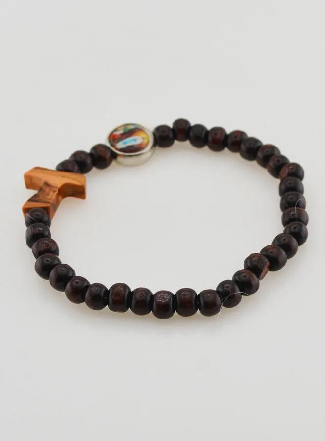 Armband Tientje Hout Tau Kruis (pic 4)