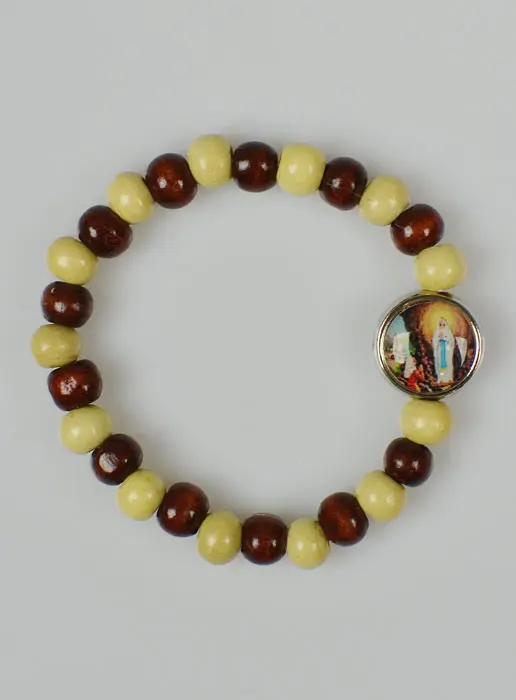 Religieuze Armband Kind Medaille Lourdes (pic 2)