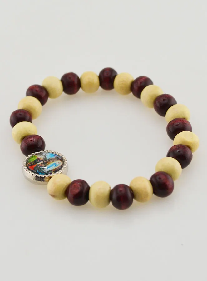 Religieuze Armband Kind Medaille Lourdes (pic 3)