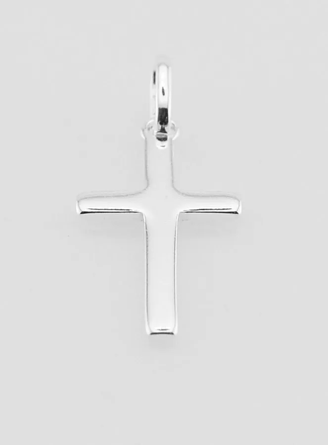 Hanger Kruis Zilver 18mm (pic 2)