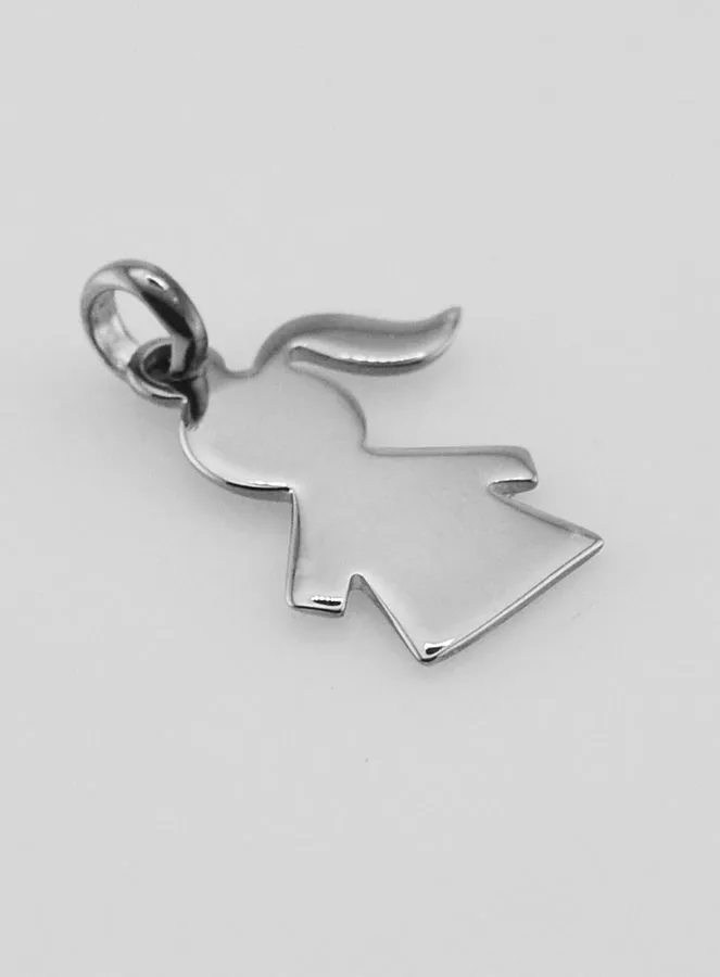 Hanger Meisje Silhouet 925 Zilver (pic 3)