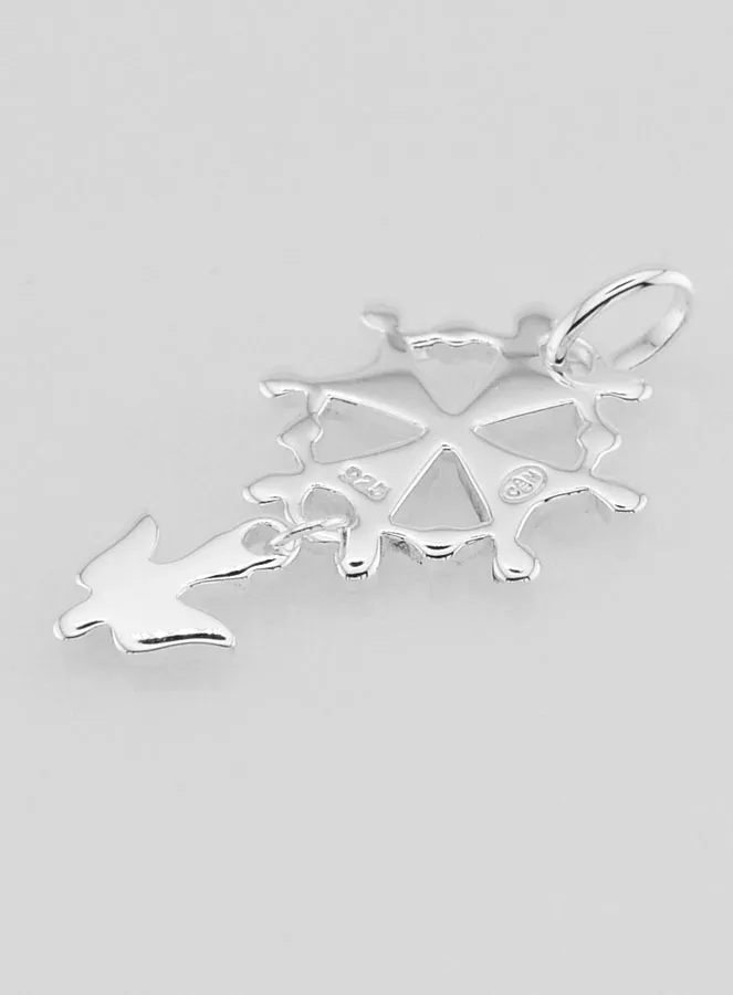 Hanger Doop Kruis Heilige Geest Echt Zilver (pic 4)