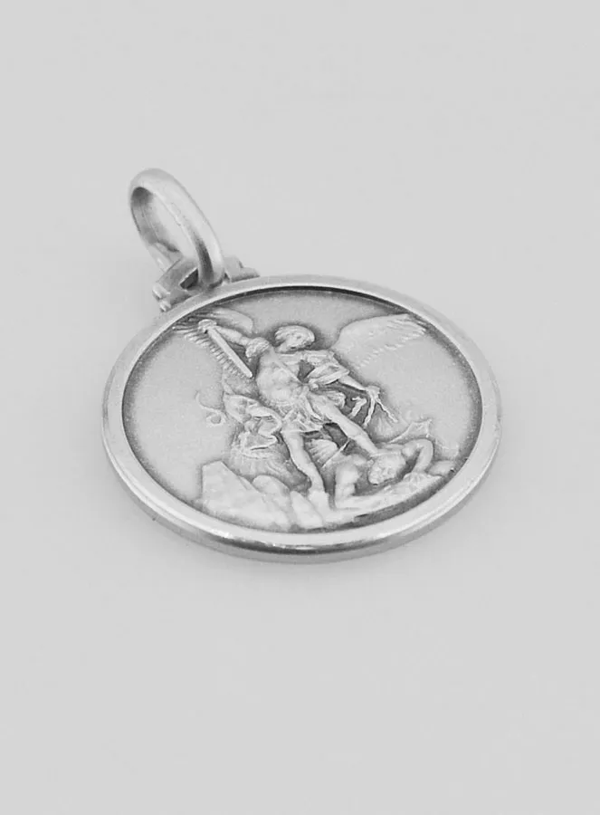 Doop Hanger Heilige Michaël 925 Zilver (pic 3)