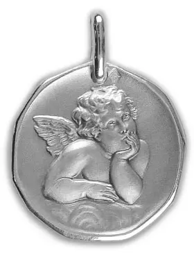Doop Hanger Beschermengel 925 Sterling Zilver (pic 1)