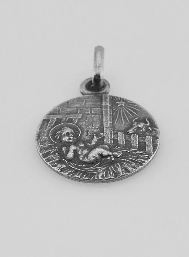 Doop Hanger - De Geboorte van Jezus - 925 Zilver (pic 2)