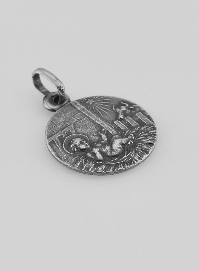 Doop Hanger - De Geboorte van Jezus - 925 Zilver (pic 3)