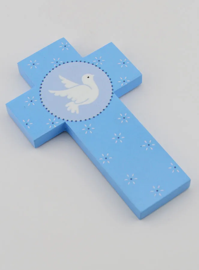 Kruis Heilige Geest Duif Blauw (pic 3)