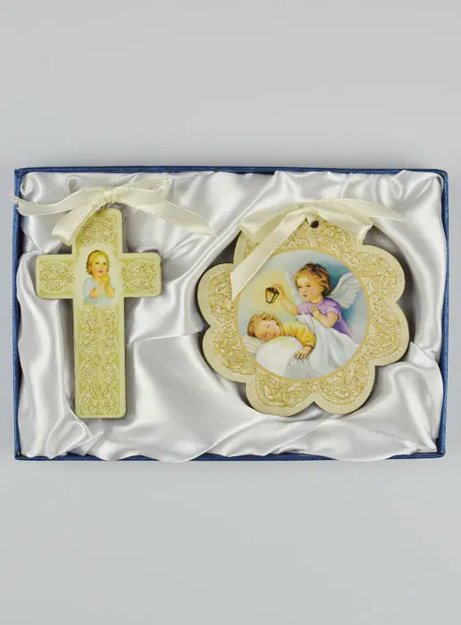 Doop Geschenkdoos - Kruisje en Hanger voor de Kinderkamer (pic 2)