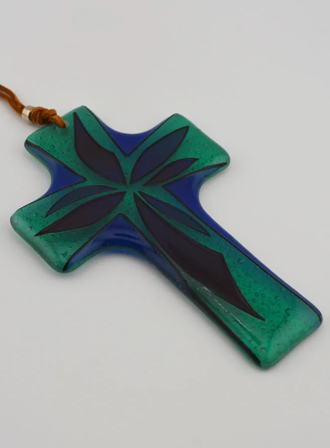 Doop Cadeau - Kruis Glas Handgemaakt (pic 3)