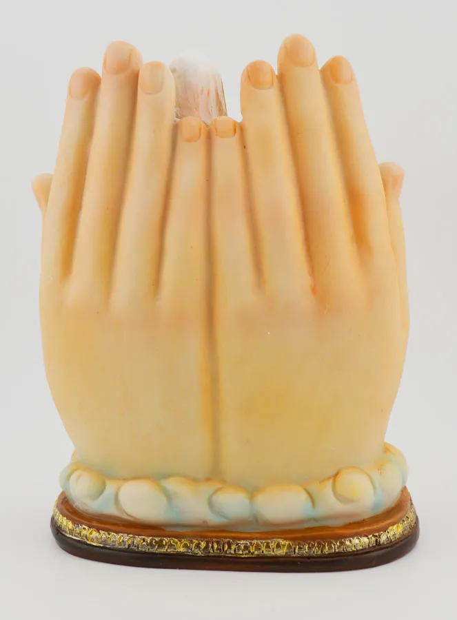 Beeld Maria met Verlichting Gebed - 14cm (pic 4)