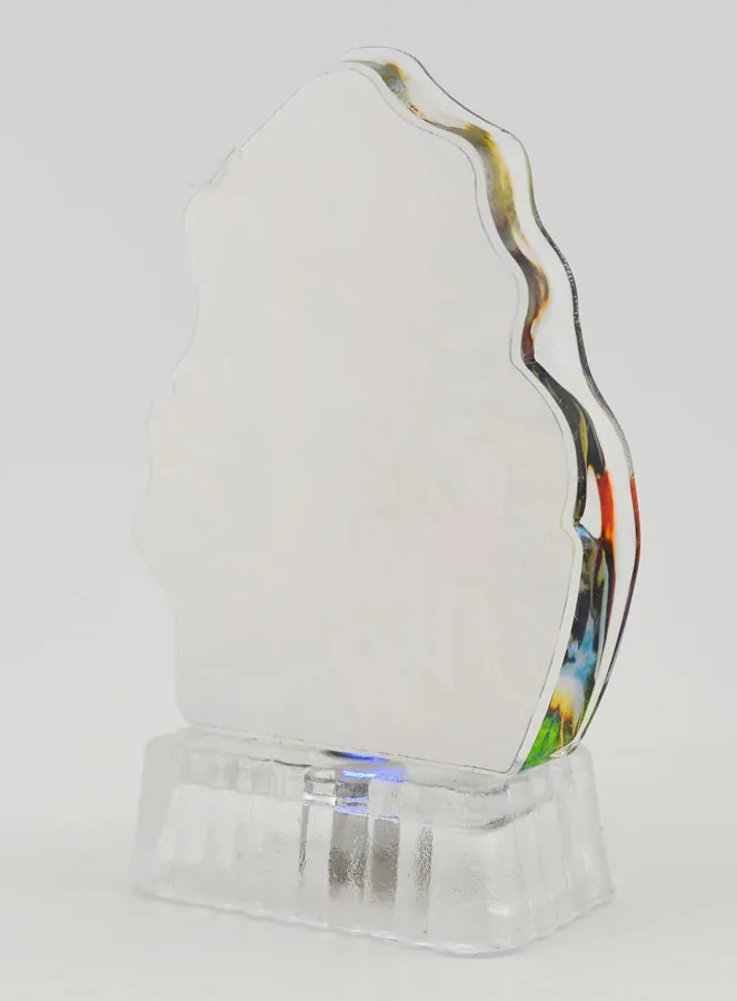 Glazen Beeld met Verlichting Onze Lieve Vrouw van Lourdes (pic 4)