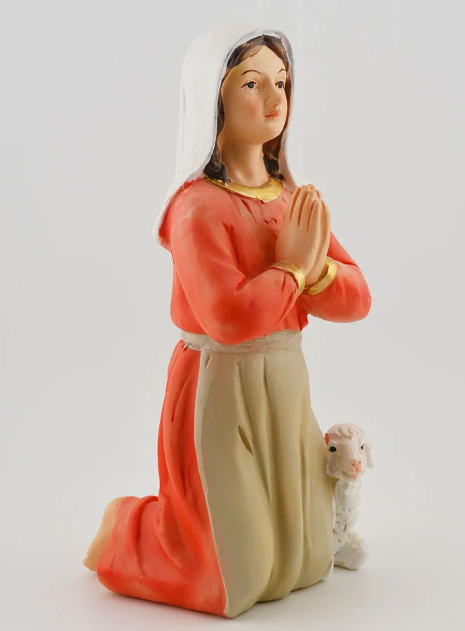 Beeld Heilige Bernadette Biddend - 18 cm (pic 3)