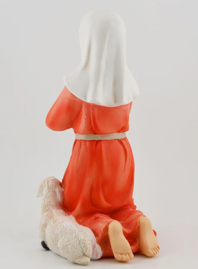 Beeld Heilige Bernadette Biddend - 18 cm (pic 4)