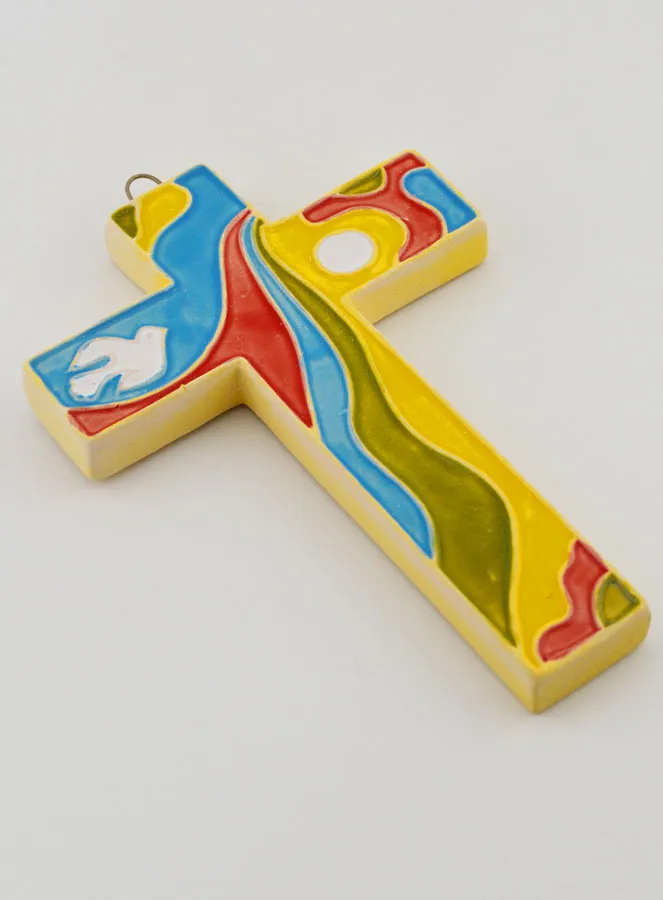 Kruis Keramiek - Heilige Geest Duif (pic 3)