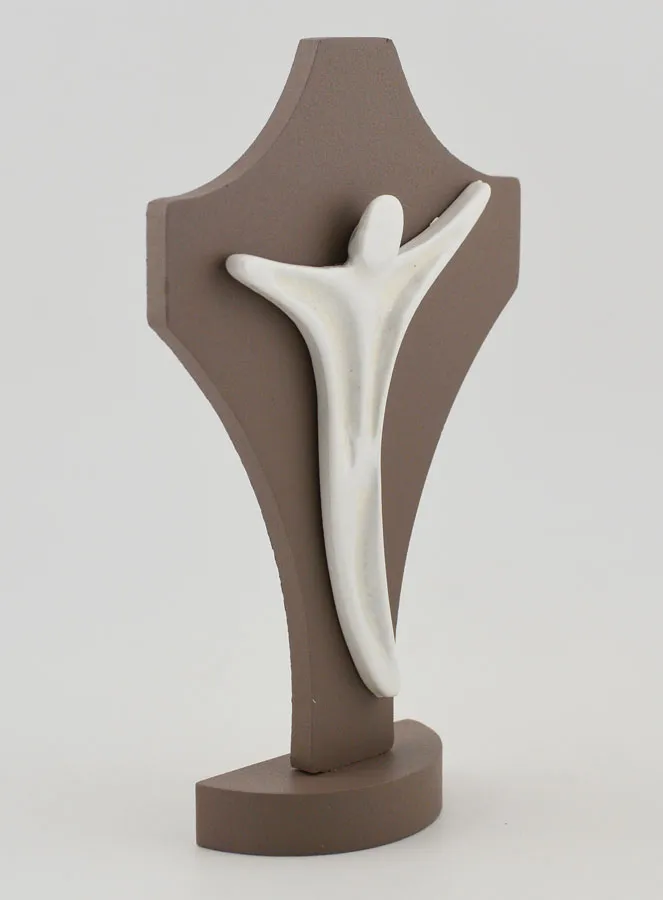 Kruis Modern van Keramiek en Hout (pic 3)