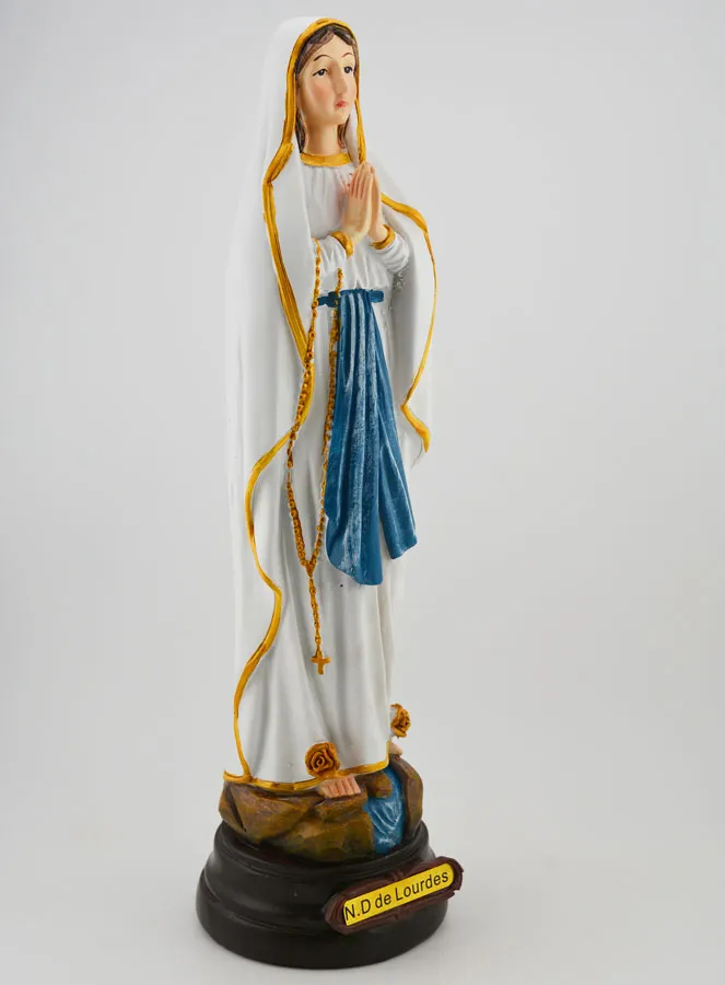 Beeld Maria van Lourdes op Voetstuk - 30 cm (pic 3)