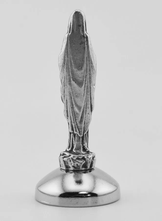 Beeldje Onze-Lieve-Vrouw van Lourdes - Magnetische basis - 5cm (pic 4)