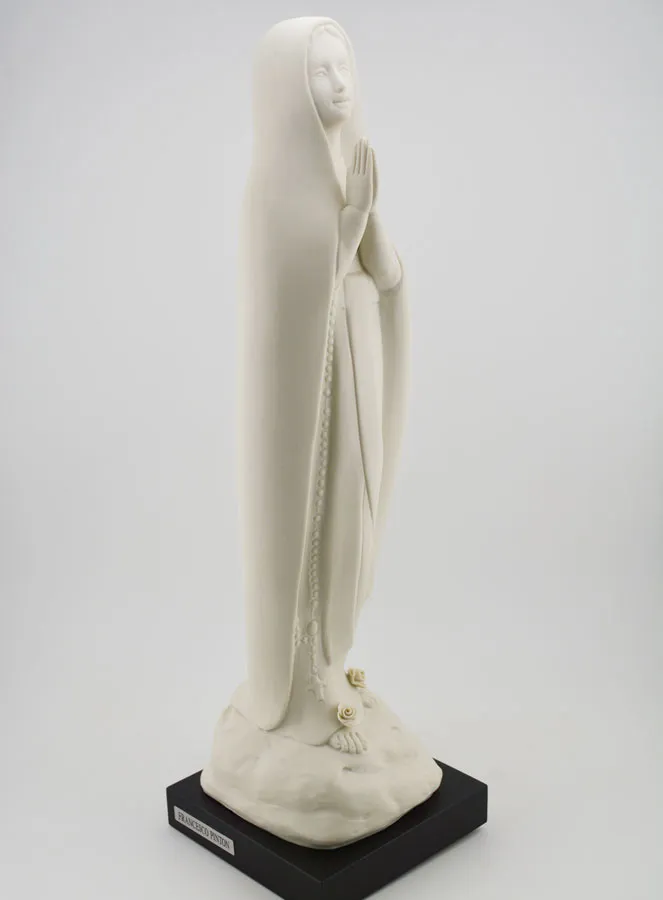 Handgemaakt Design Beeld Onze Lieve Vrouw van Lourdes - 35 cm (pic 3)