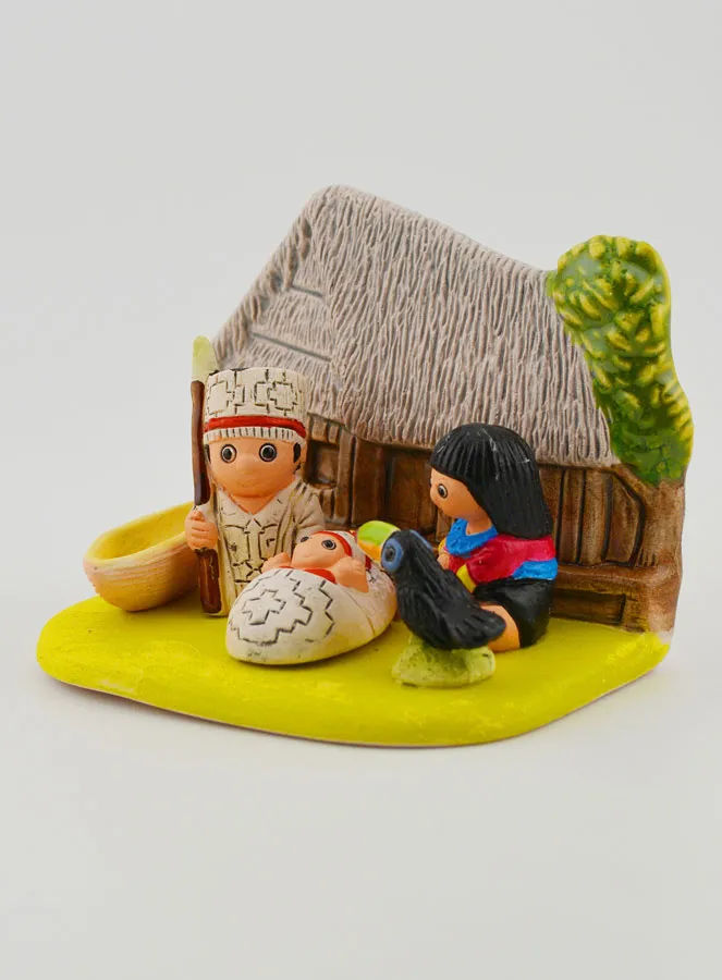 Kerststal van de Wereld - Kerststal Amazone Gebied (pic 4)