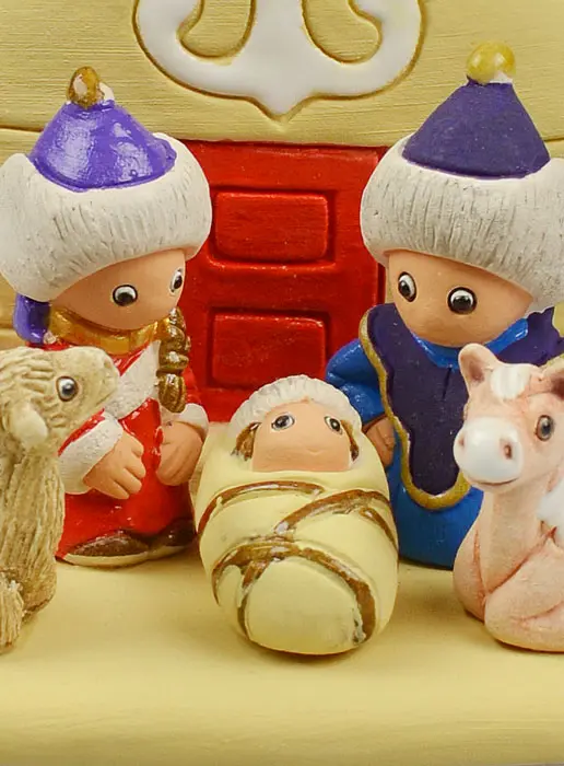 Kerststallen van de Wereld - Kerststal Mongolië (pic 3)
