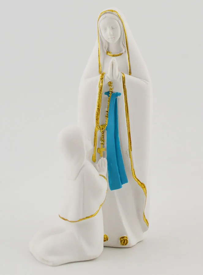 Beeld Verschijning Onze-Lieve-Vrouw van Lourdes - 10 cm (pic 3)