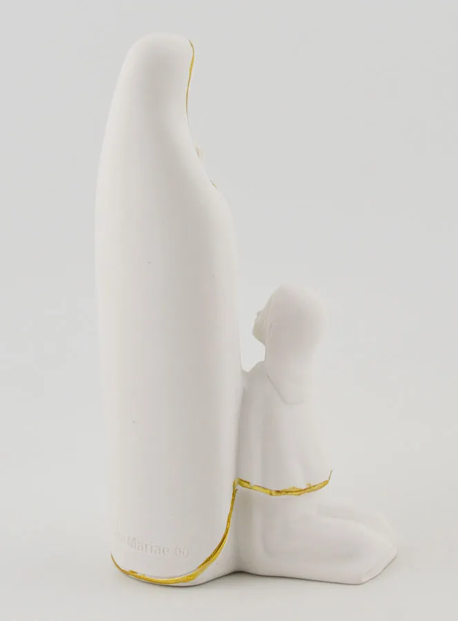 Beeld Verschijning Onze-Lieve-Vrouw van Lourdes - 10 cm (pic 4)