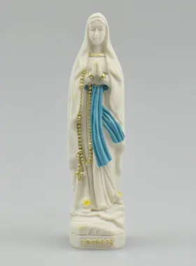 Beeldje Maria van Lourdes met Sluier - 7 cm (pic 1)