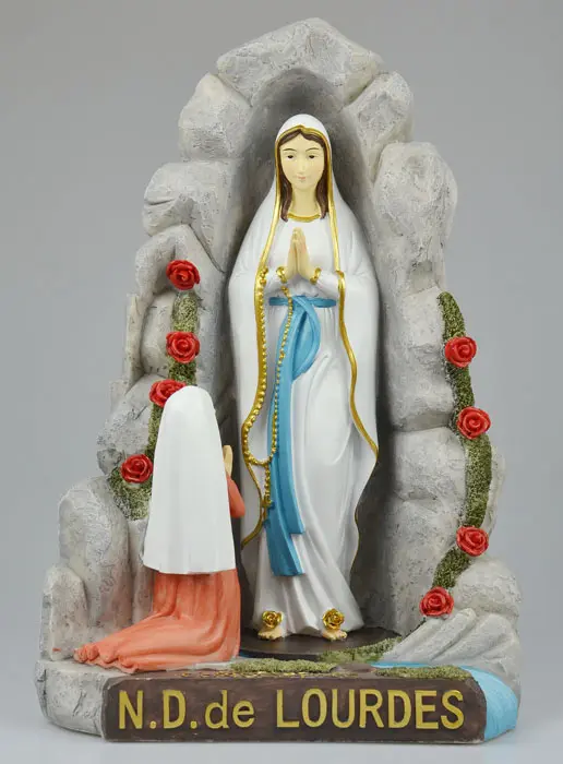 Beeld Grot Verschijningen Onze Lieve Vrouw van Lourdes - 35 cm (pic 2)