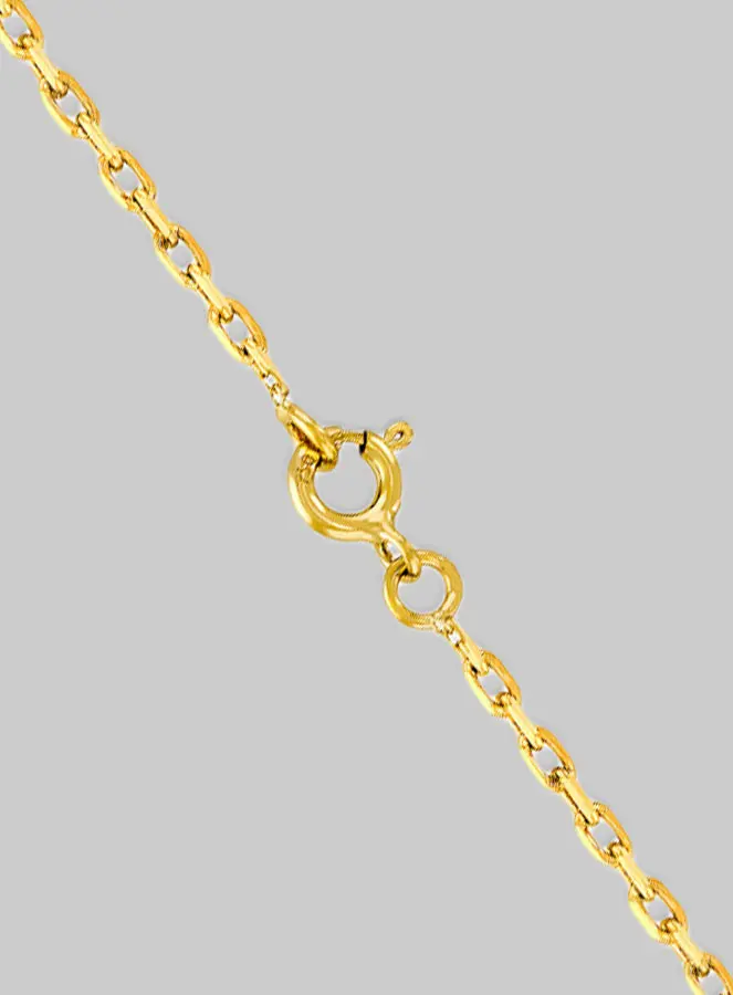 Ketting Anker Schakels Massief Goud - 45 cm (pic 2)