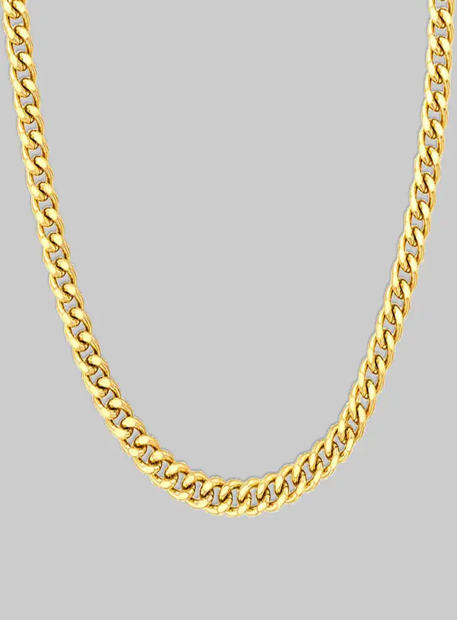 Ketting Gourmet Schakels Massief Goud - 45 cm (pic 1)