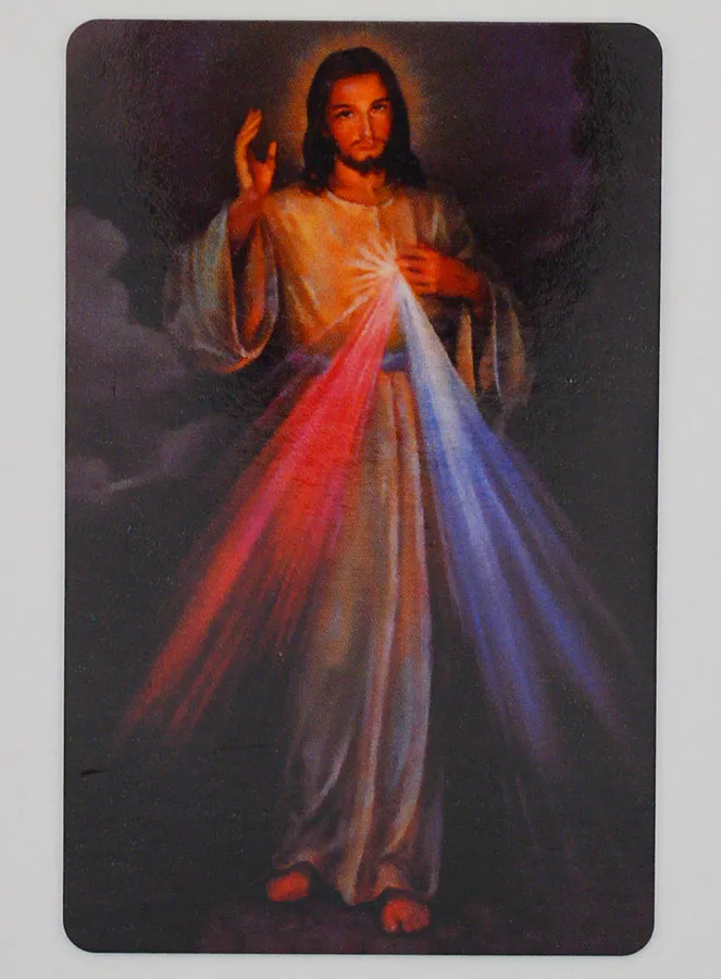 Set van 10 Gebedskaarten Barmhartige Jezus Christus (in het Frans) (pic 3)