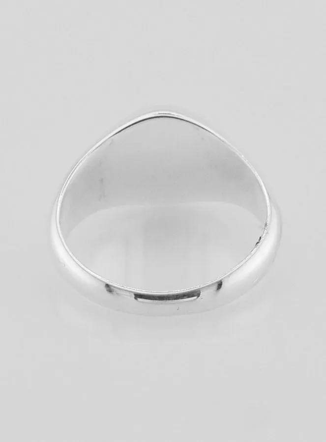 Zegelring Kruis Jezus Echt Zilver - Maat 58 (pic 4)