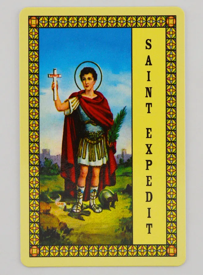 Set van 10 Gebedskaarten - Heilige Expeditus (pic 3)
