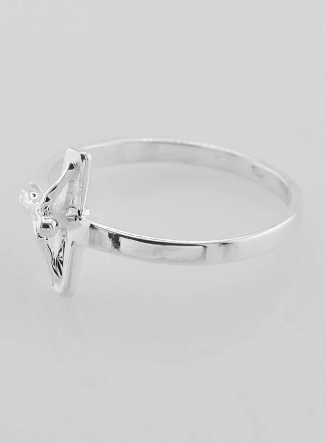 Ring Kruis Jezus 925 Sterling Zilver - Maat 62 (pic 3)