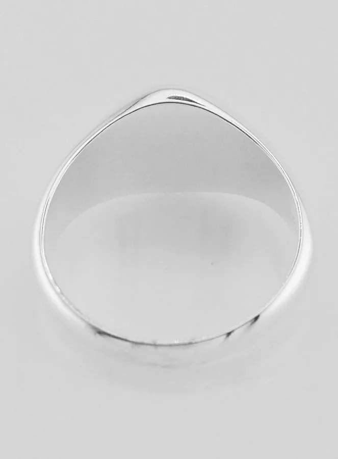 Zegel-ring Kruis Jezus Echt Zilver - Maat 60 (pic 4)