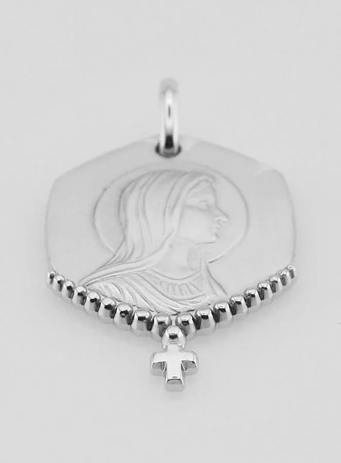 Hanger Heilige Maagd Maria 925/000 Zilver (pic 2)