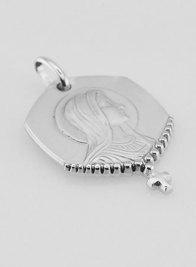 Hanger Heilige Maagd Maria 925/000 Zilver (pic 3)