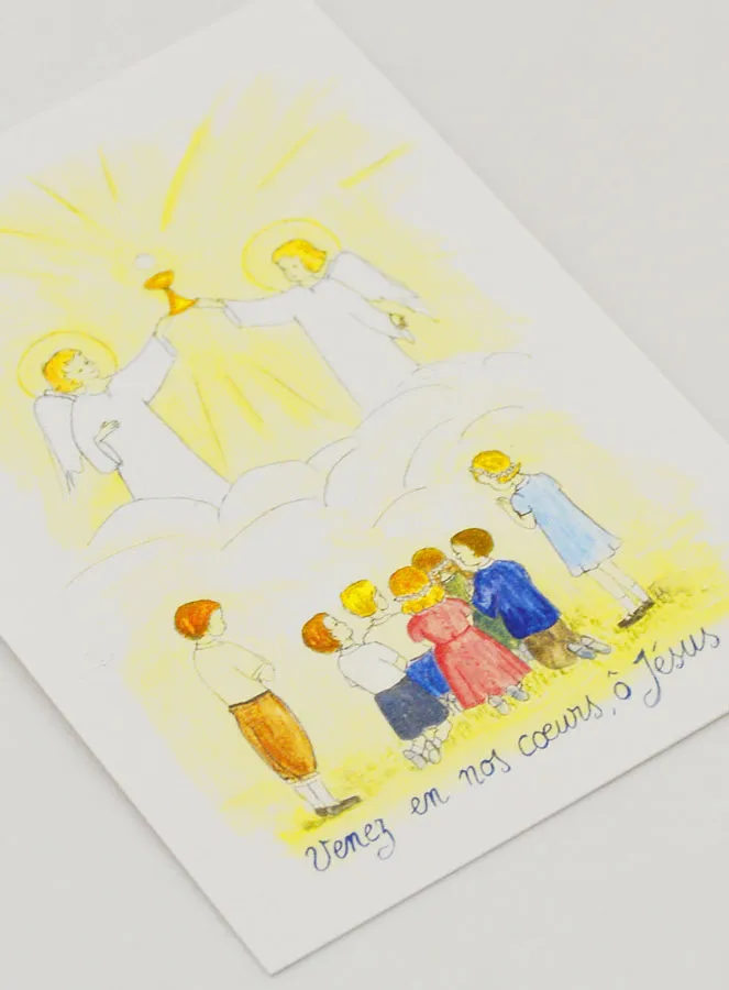 Communie Kaart - Jezus, kom in ons Hart (pic 3)