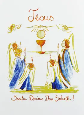 Kaart Communie - Jezus Eucharistie (pic 1)