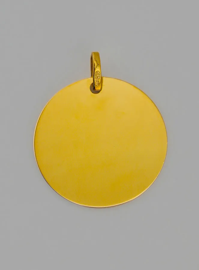 Hanger Moeder Maria met Kind Goud 9 Karaat (pic 4)