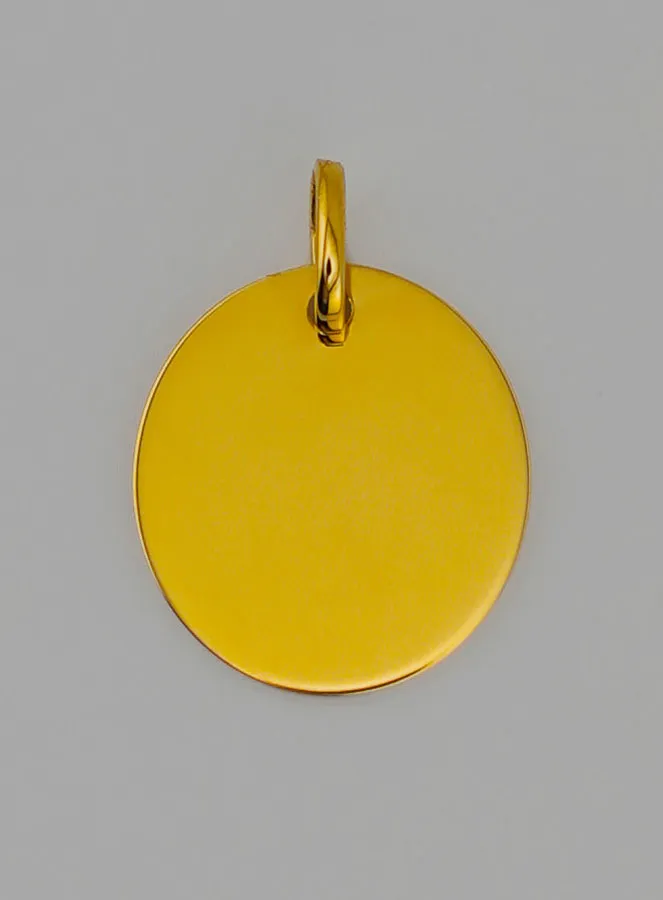 Hanger Beschermengeltje Jongen Goud 375/000 (pic 4)
