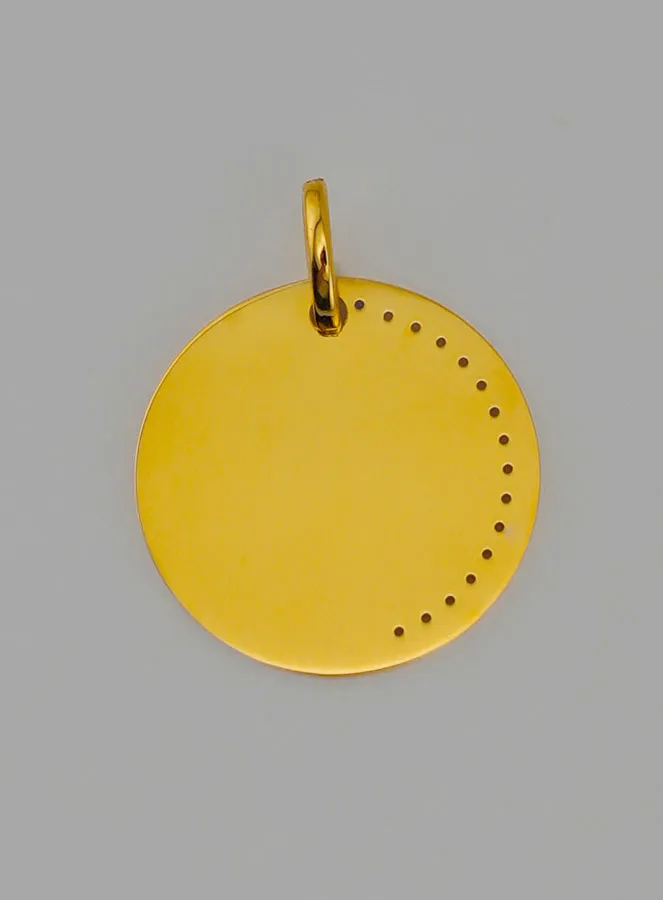Hanger Maria Biddend Goud 9 Krt (pic 4)