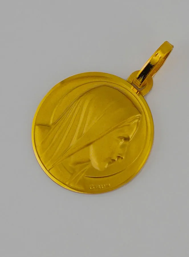 Hanger Maagd Maria met Sluier Profiel Goud (pic 3)