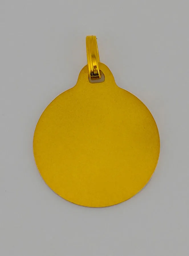 Medaille Doopsel Bescherm Engel van Goud (pic 4)