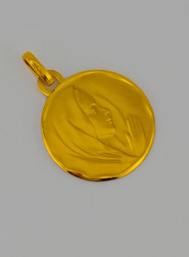 Hanger Maria met Sluier Rechts Profiel Goud (pic 2)