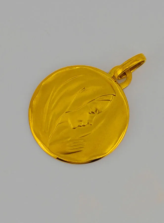 Hanger Maria met Sluier Rechts Profiel Goud (pic 3)